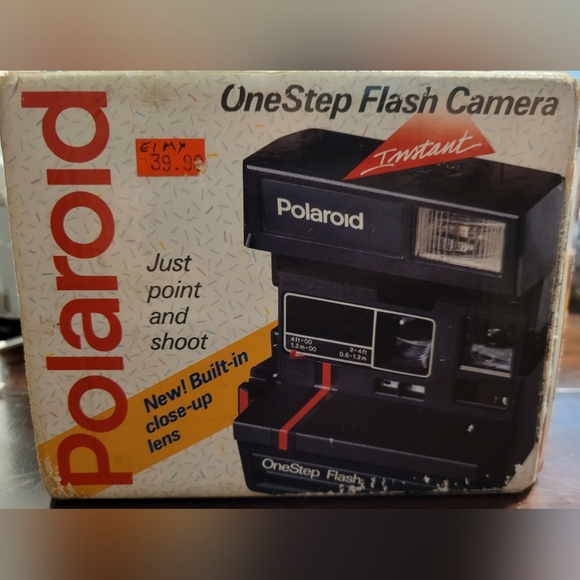 Polaroid Other - Polaroid Red Stripe One Step- Pre-Owned With Box , Works !